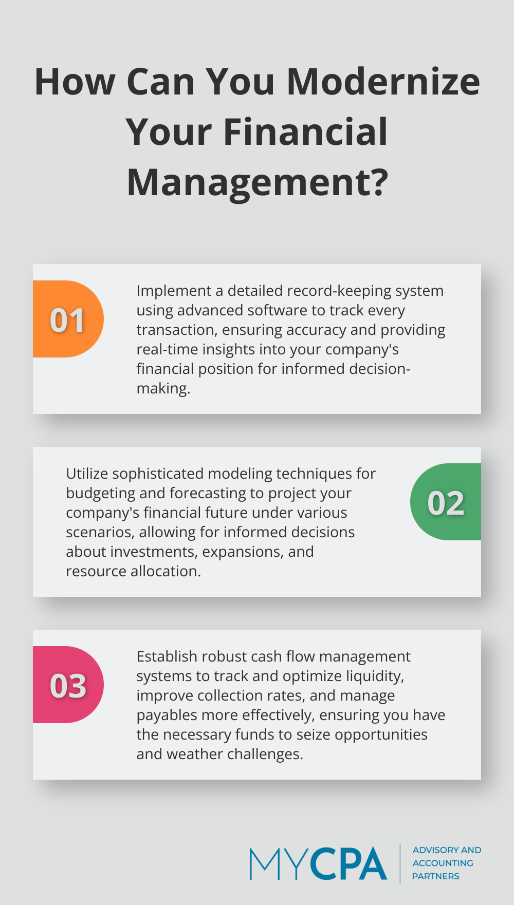 Infographic: How Can You Modernize Your Financial Management? - comprehensive accounting services