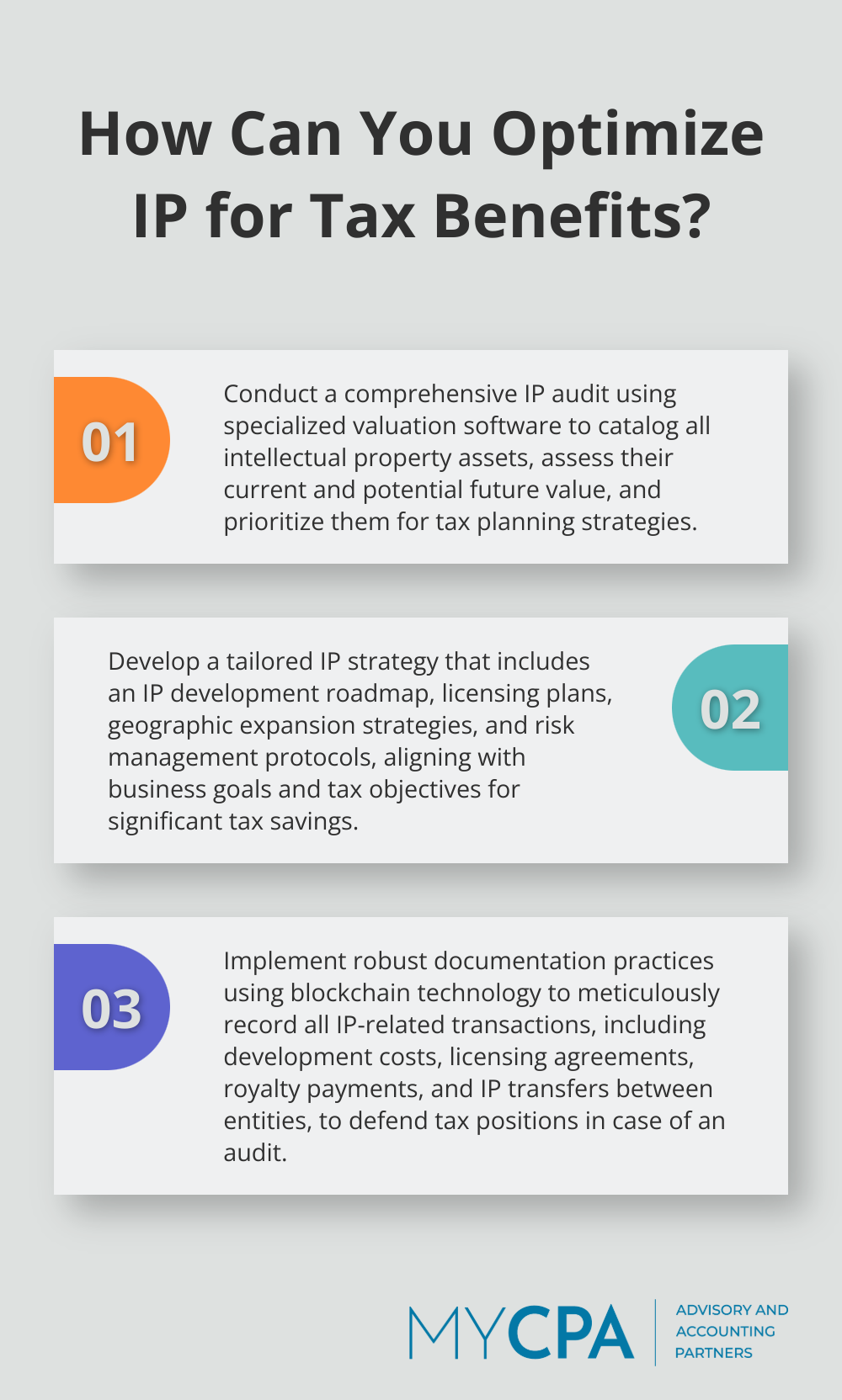 Infographic: How Can You Optimize IP for Tax Benefits? - ip tax planning