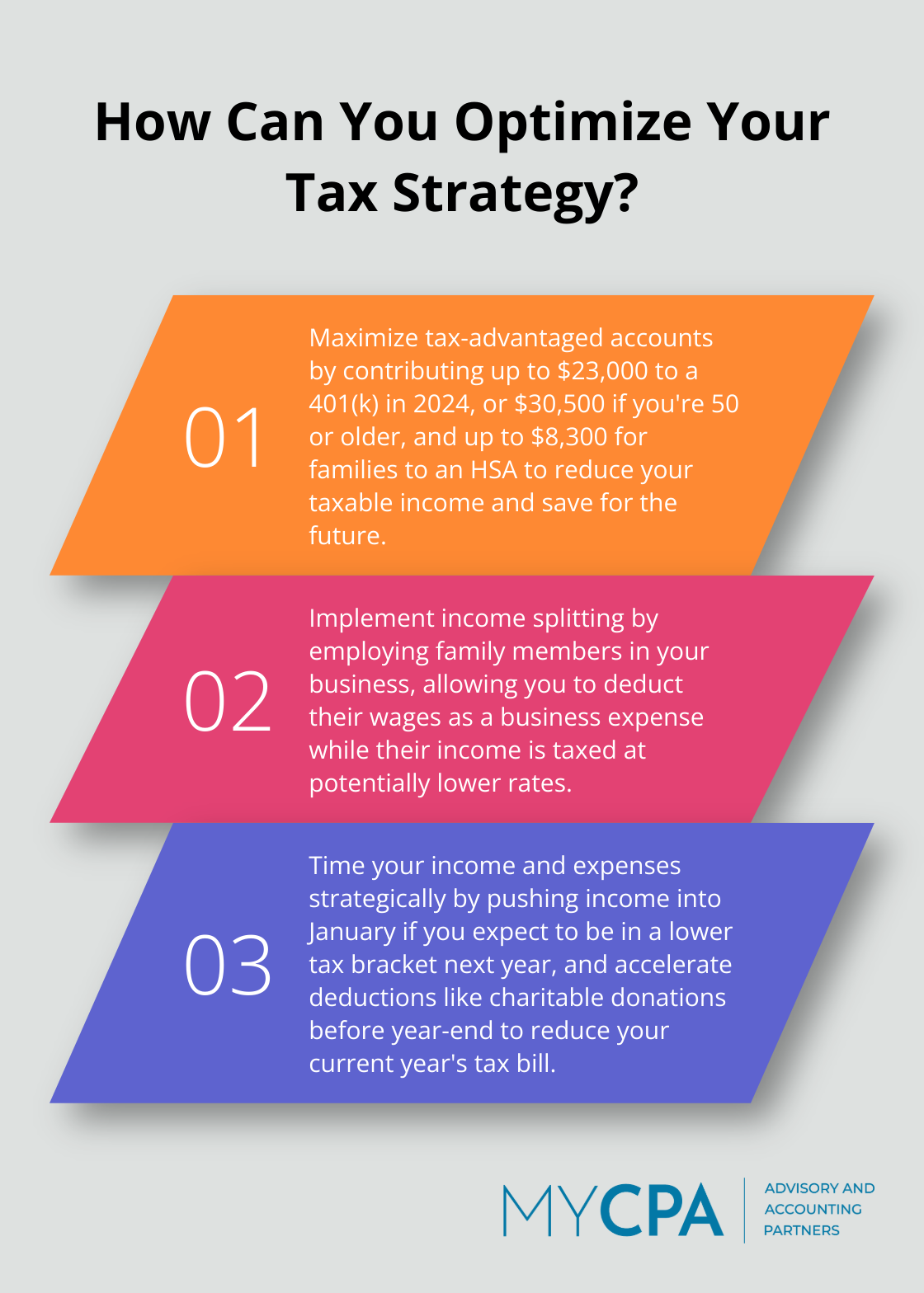 Infographic: How Can You Optimize Your Tax Strategy? - tax planning