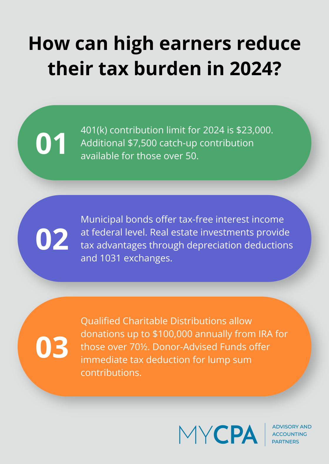 Infographic: How can high earners reduce their tax burden in 2024?