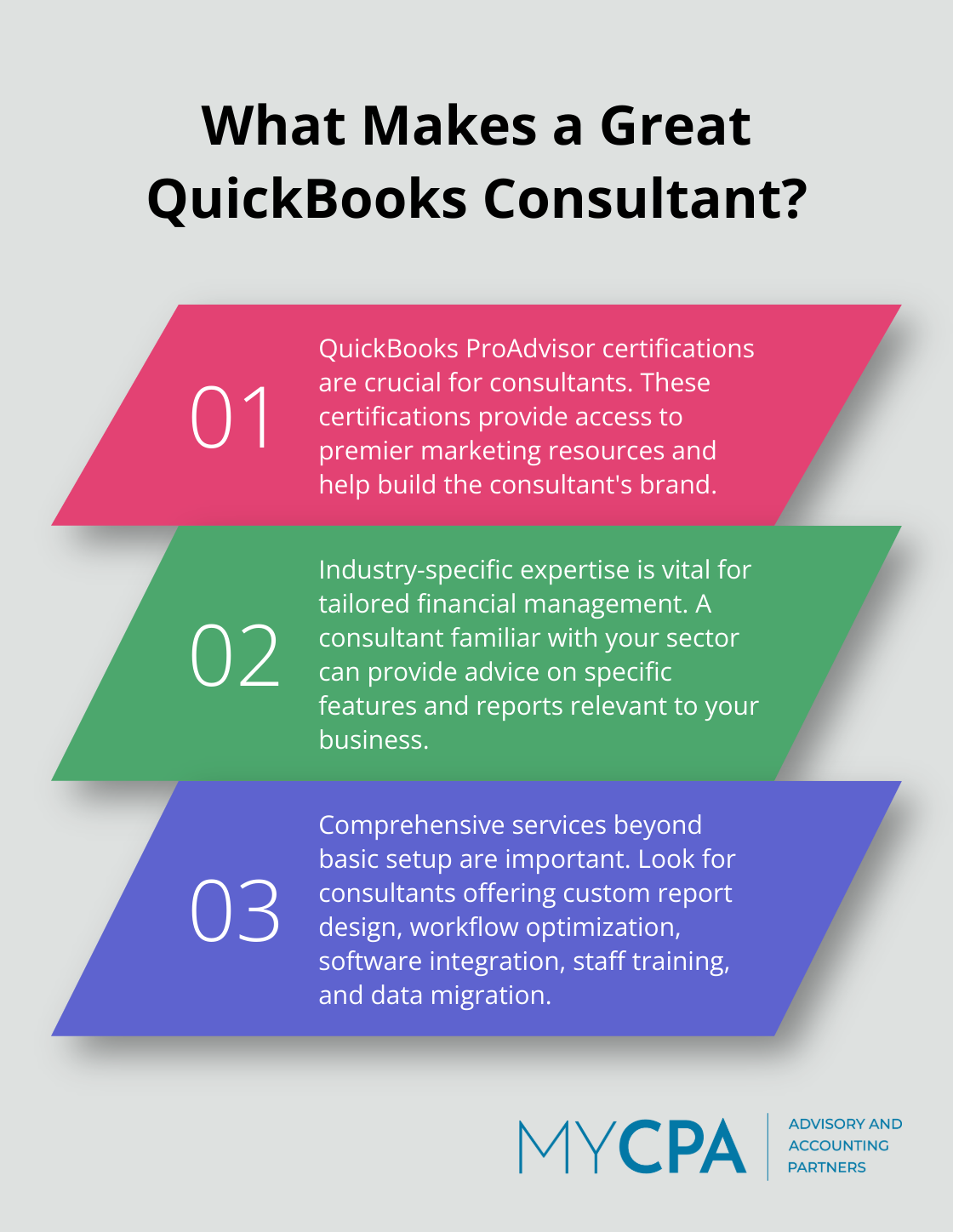 Infographic: What Makes a Great QuickBooks Consultant?