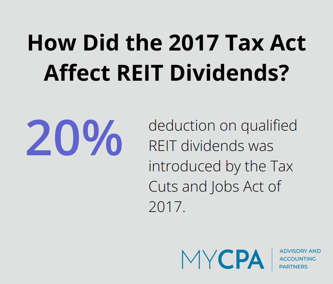 Infographic: How Did the 2017 Tax Act Affect REIT Dividends? - reits tax efficiency