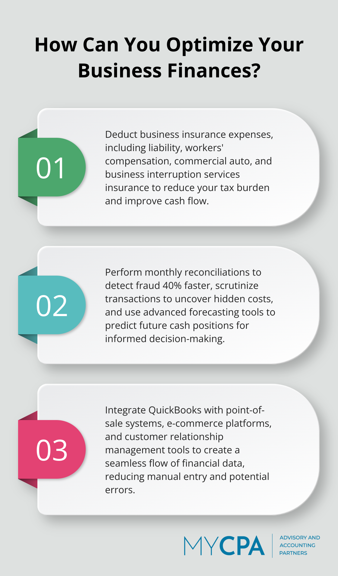 Infographic: How Can You Optimize Your Business Finances? - small business accounting services