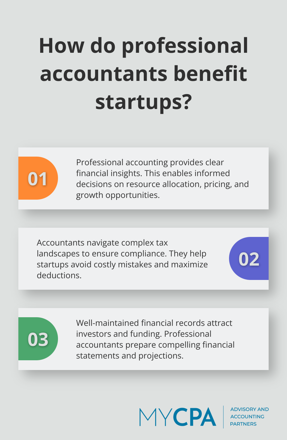 Infographic: How do professional accountants benefit startups? - accounting services for startups