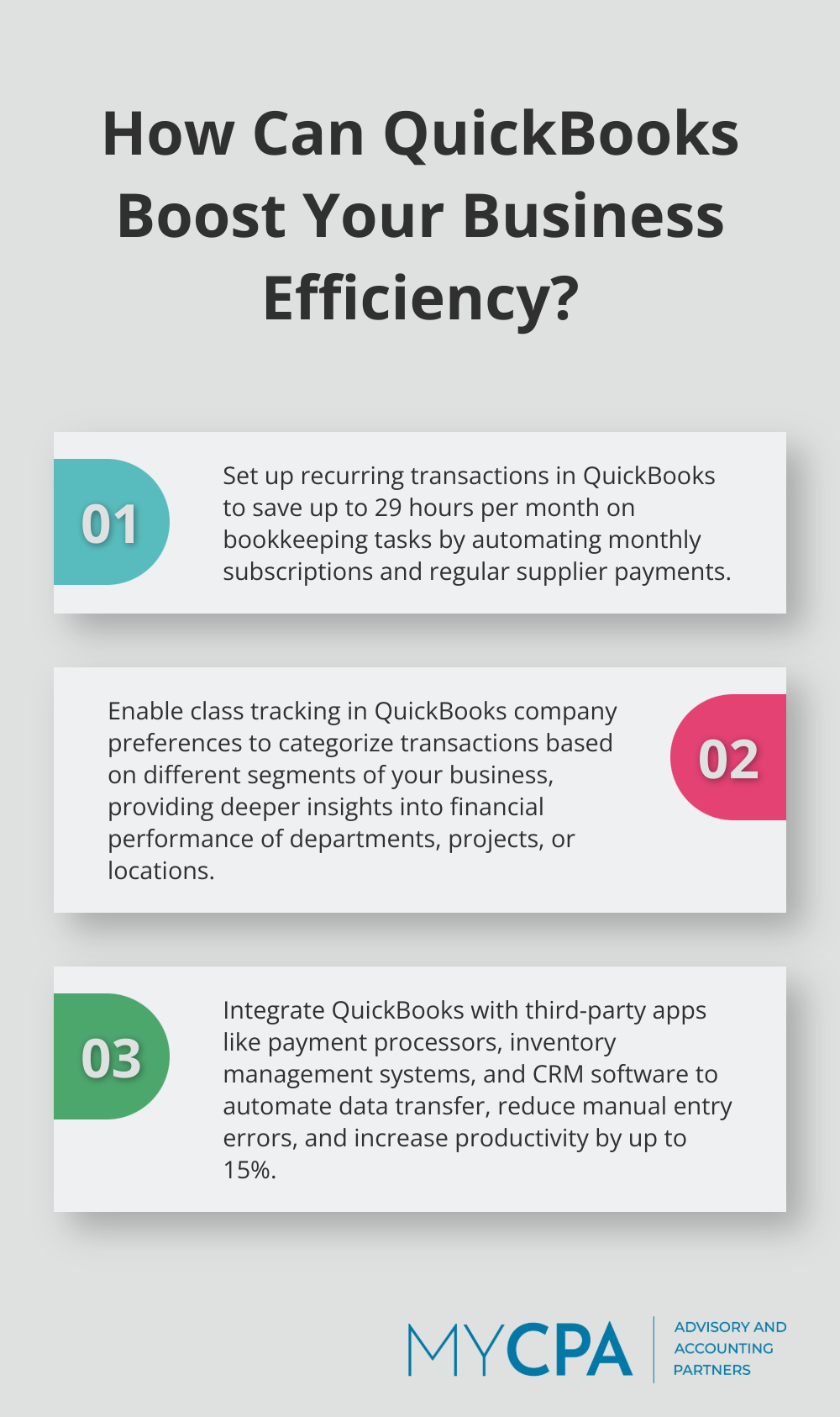 Infographic: How Can QuickBooks Boost Your Business Efficiency? - quickbooks bookkeeping services