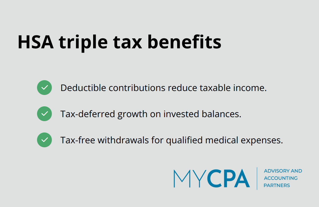 Health Savings Account triple tax benefits checklist