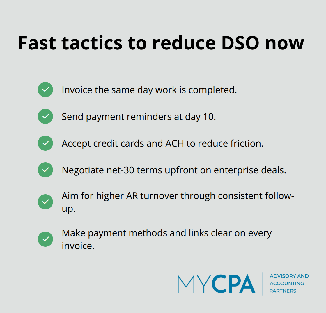 Actionable steps to accelerate collections